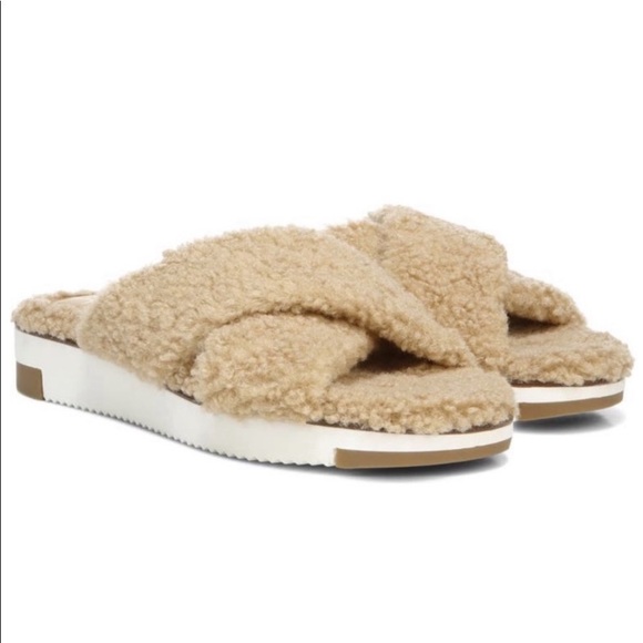 Sam Edelman Alice Faux Shearling Sandal - Picture 2 of 6